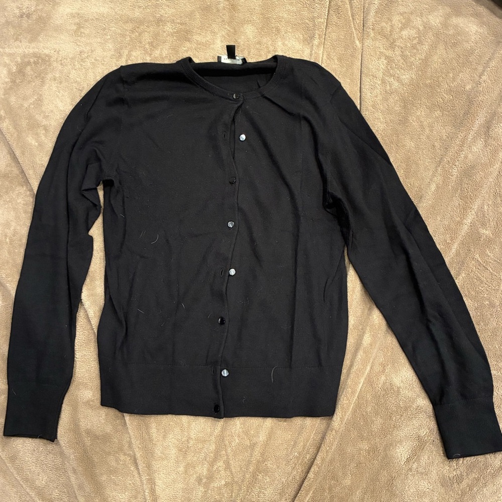 Ann Taylor Black Women's Cardigan